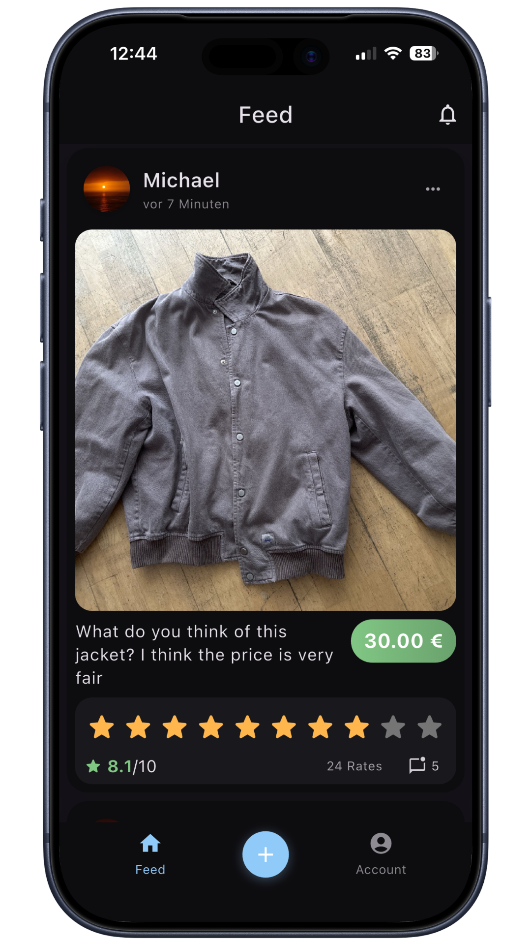 RateMyBuy App Screenshot